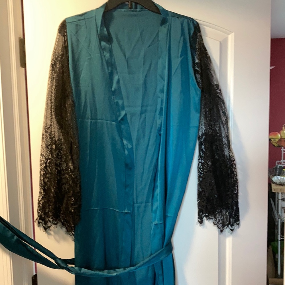 Turquoise intimate robe